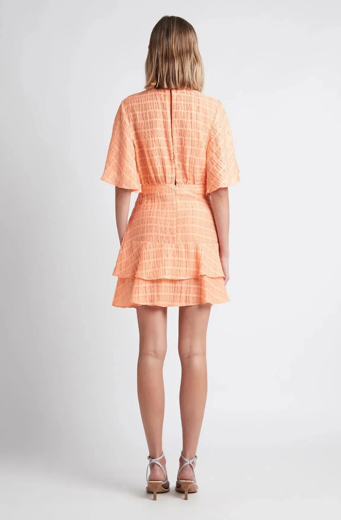 sheike tea party dress Sheike Tea Party Mini Dress Orange Size AU 8