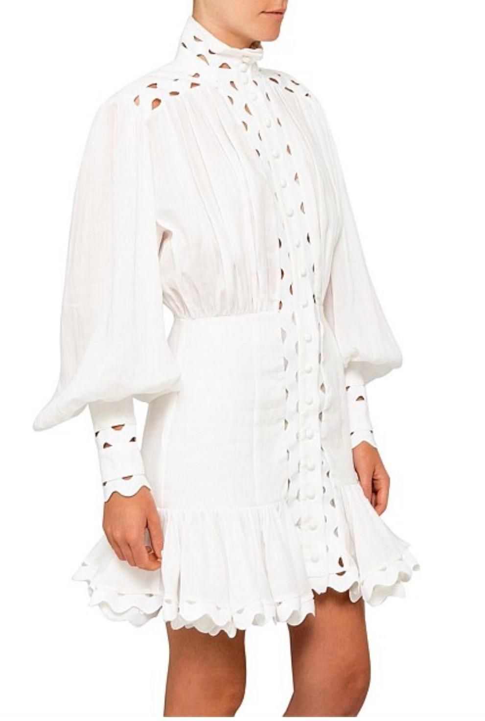 Zimmermann Ninety Six Wave Dress Size 8