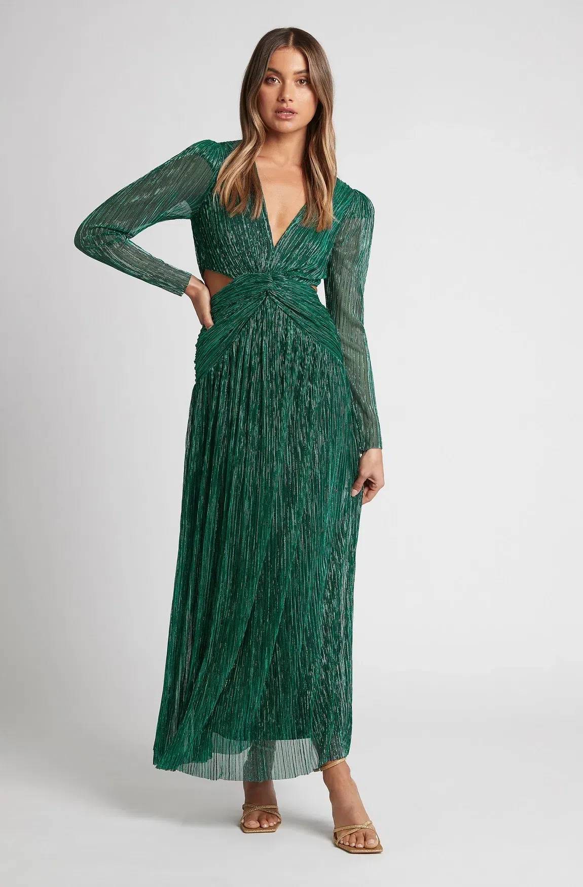 sharpay evans green and pink dress Mariah Maxi Dress Green | Evening Gown