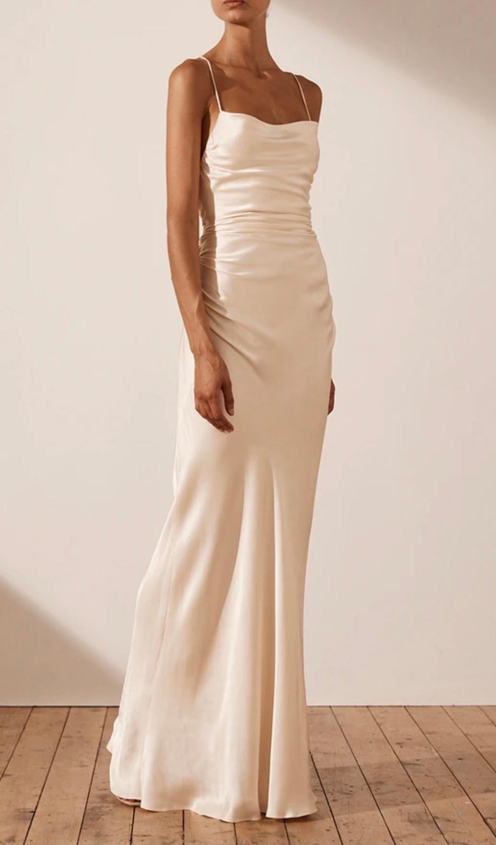 Dissh Elena Buttermilk Maxi dress | The Volte