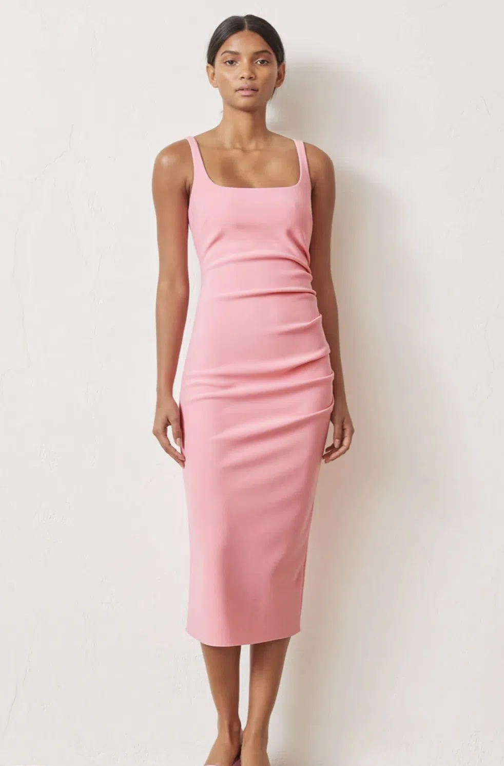 Bec & Bridge Paloma Midi Dress Pink Size S / Au 8 The Volte