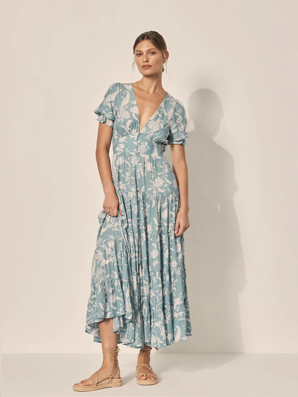 Kivari Mavi Maxi Dress Floral Size 8 | The Volte
