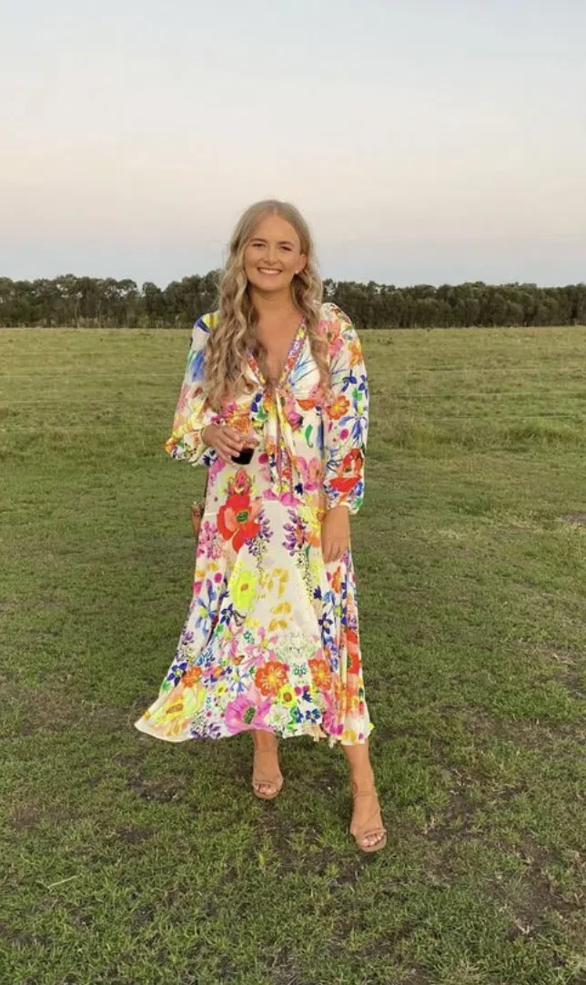 Camilla Wrap Tie Dress Fairy Gang Size 8 | The Volte