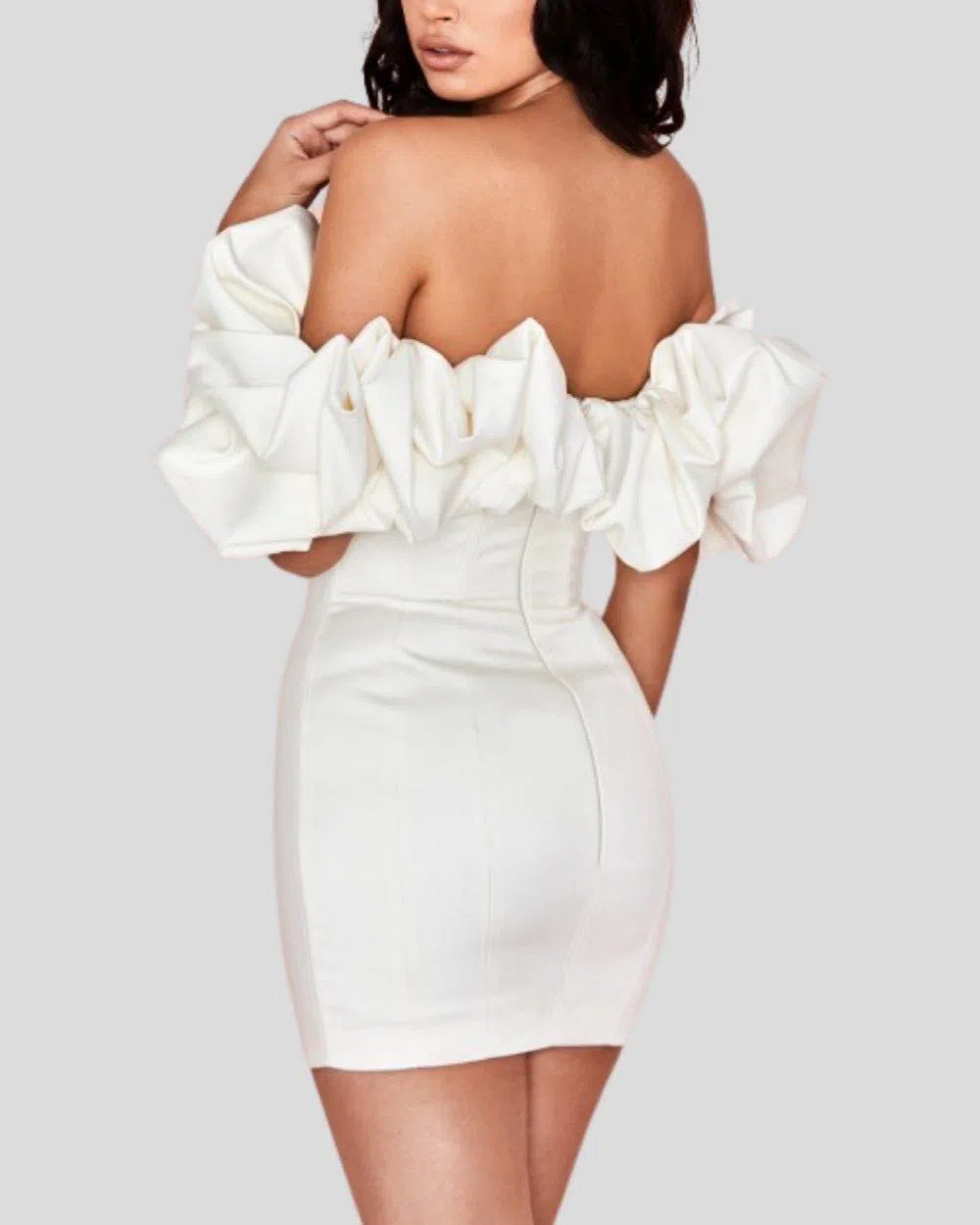 House of CB Selena Mini Dress White Size Small / Au 8