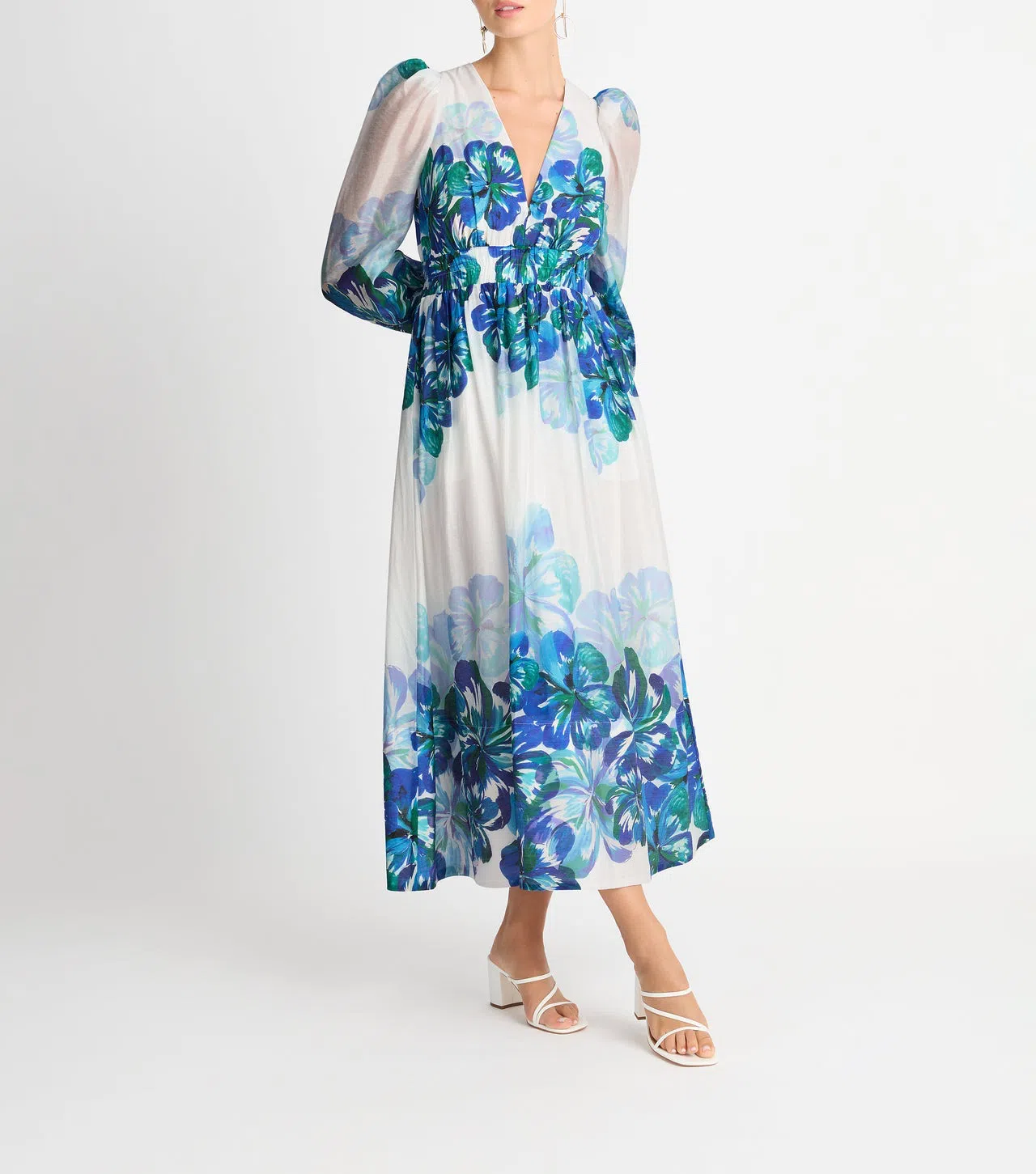 Sheike Ella Lace Maxi Dress Blue Size AU 18 | The Volte