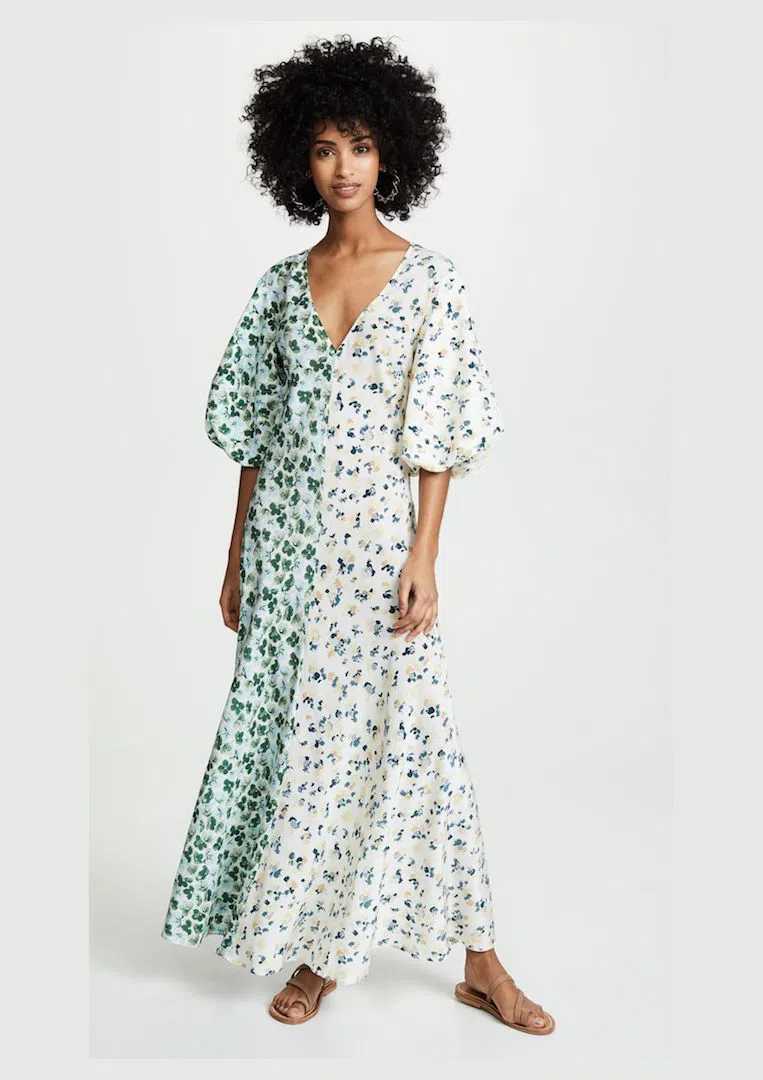 lee mathews green dress Ankara Fashion Graphics, pink and green Kente African dress, black wom –  MUJKA CLIPARTS main image 1