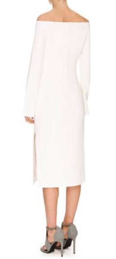 knee length dresses for ladies Loveland Cowl Back Midi Dress Oyster– Selfie Leslie main image 1