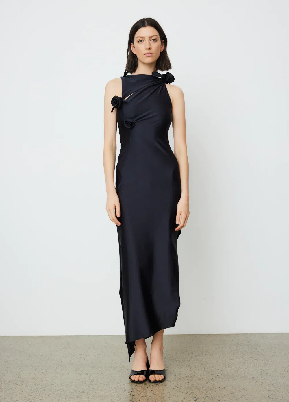 coperni dress black Mini Flower Gown – Coperni main image 0