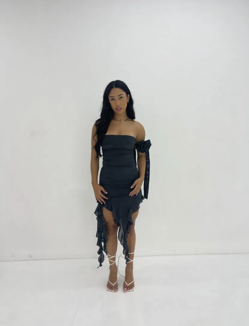 white christmas dresses Fanci Club Black Set Hire Melbourne Australia main image 1