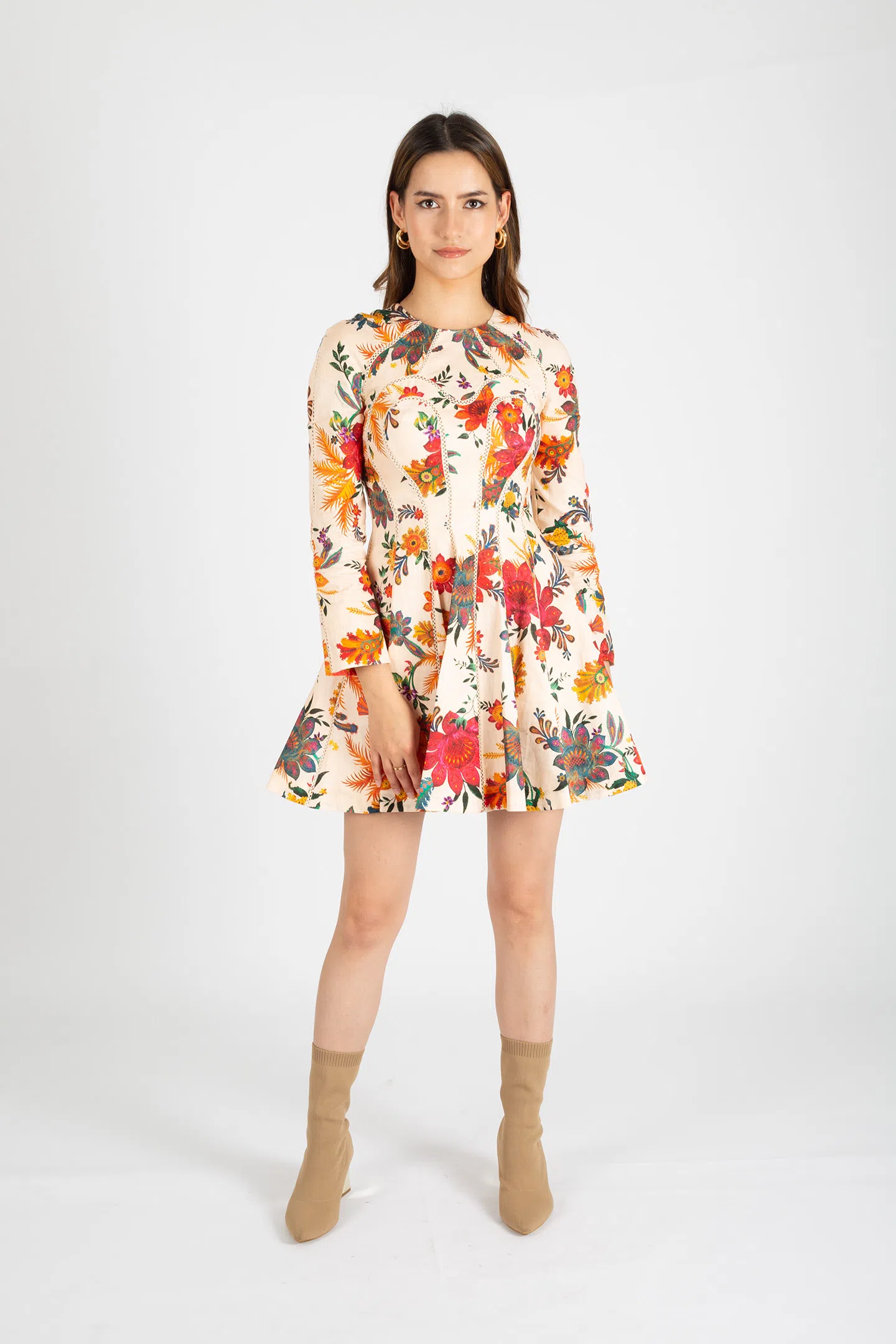 Zimmermann Ginger Fit & Flare Mini Dress Floral Size 0 / AU 8 | The Volte Zimmermann Ginger Fit & Flare Mini Dress Floral Size 0 / AU 8 | The Volte