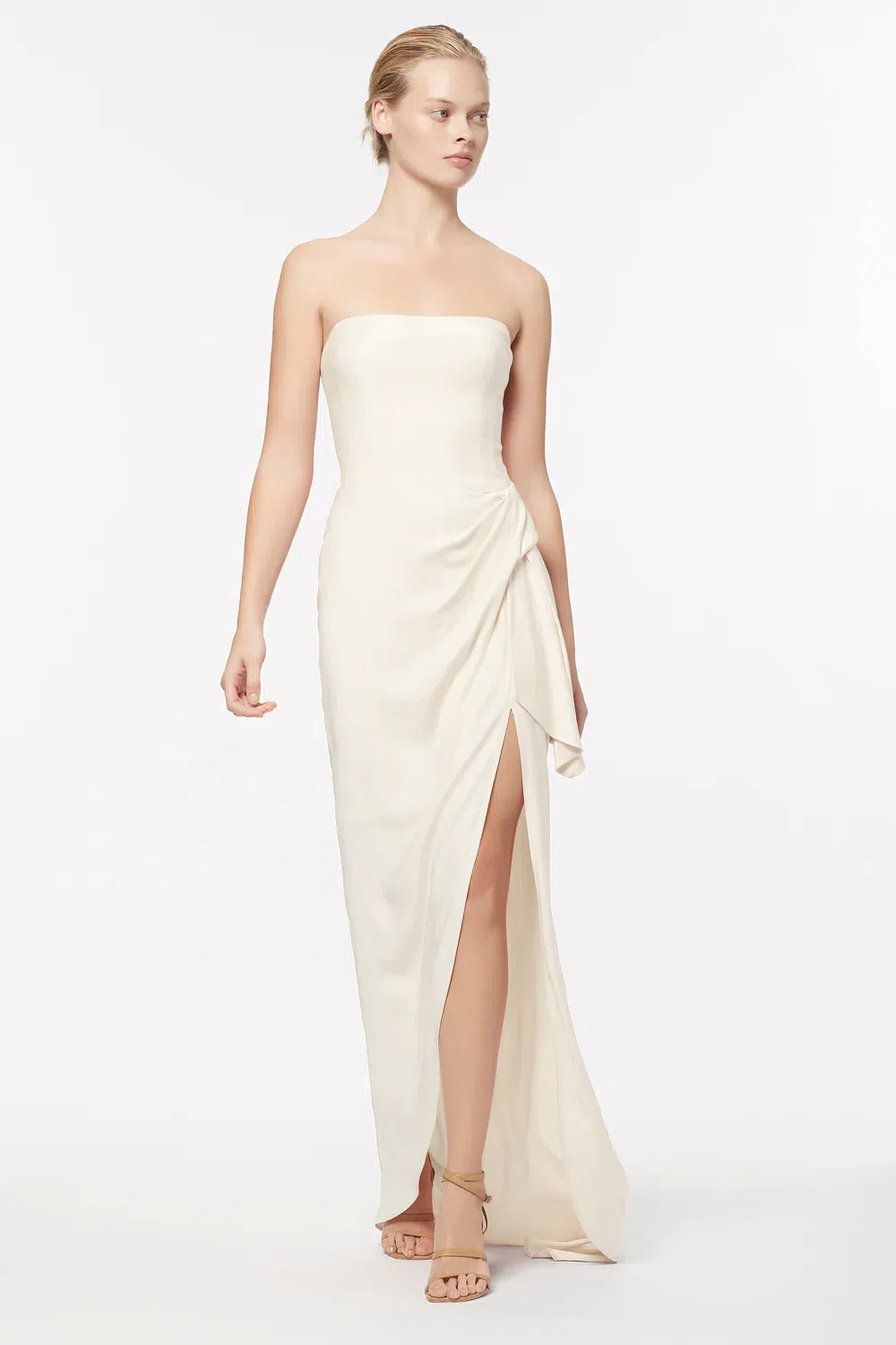knee length dresses for ladies Elora White Lace Maxi Dress - US 14