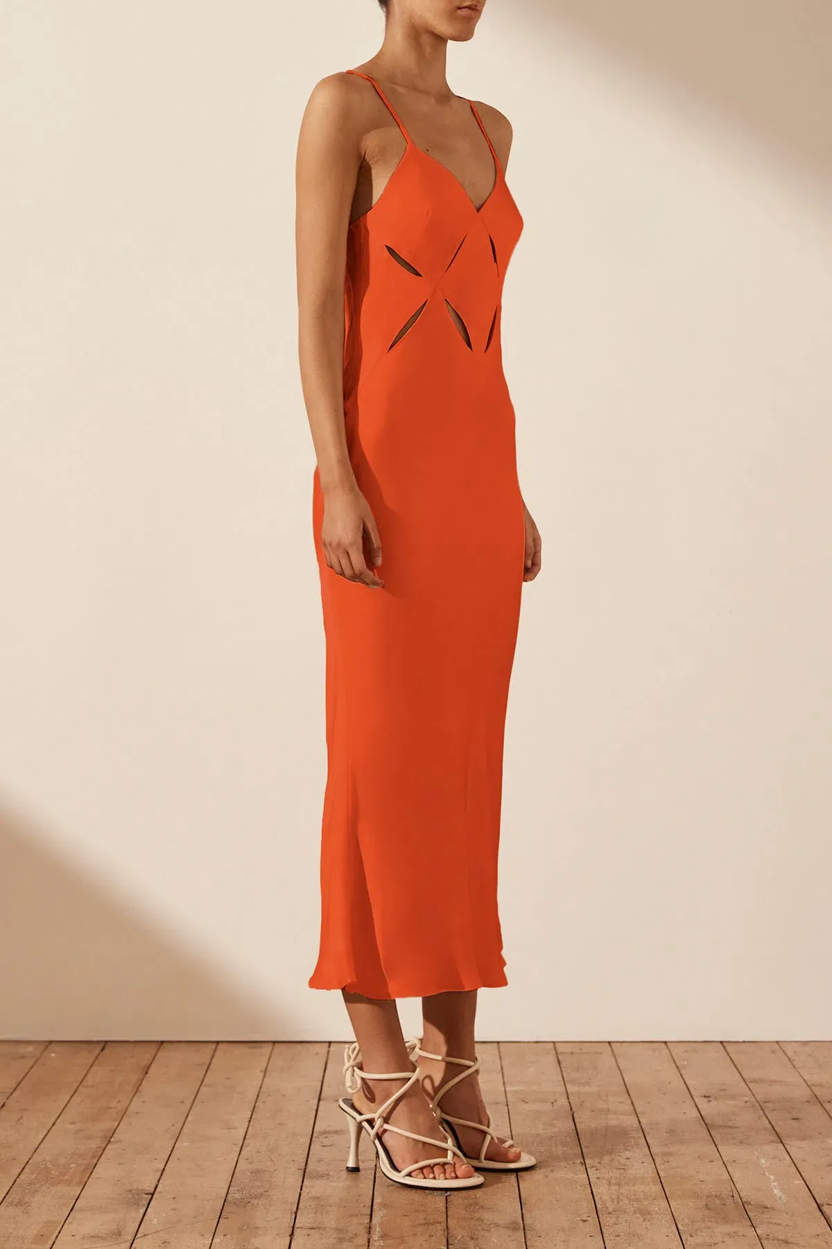 sir nadja cut out dress Sir. Nadja Cut-Out Maxi Dress In Black - 30% Off