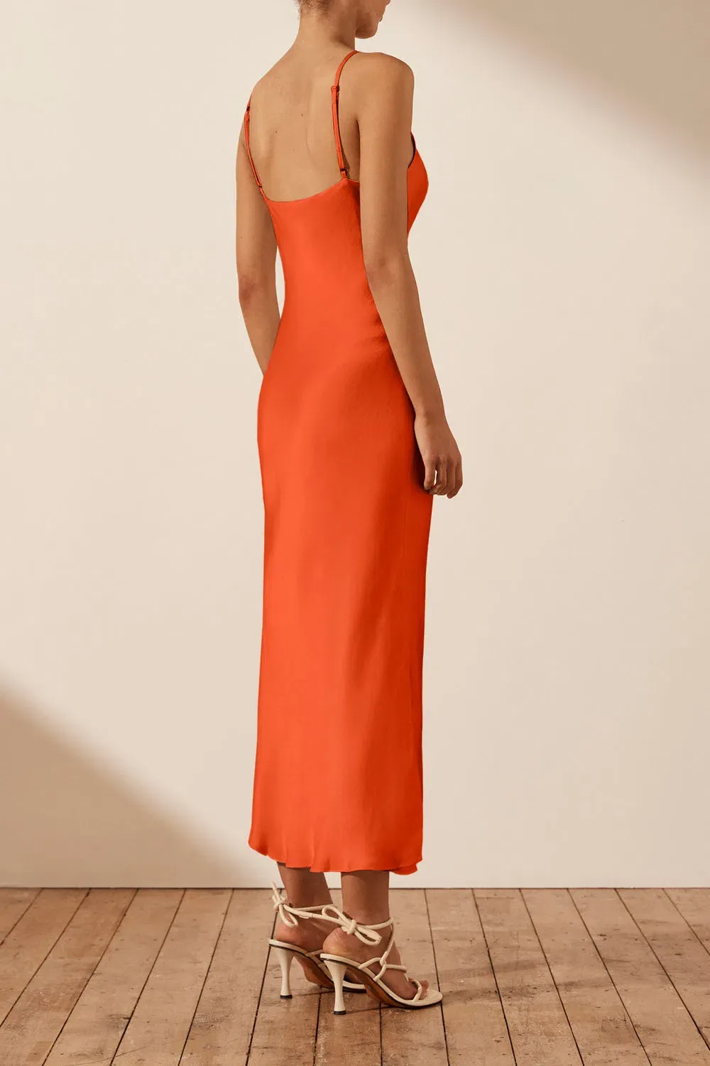 rat and boa harlequin dress orange Rat and Boa Harlequin Dress