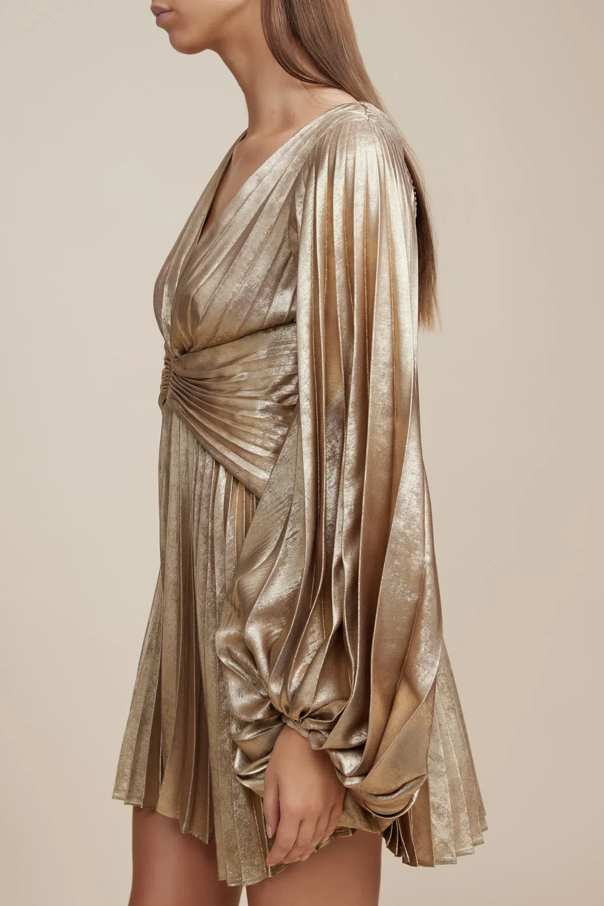 Acler Geneva Mini Dress Metallic Gold Size 6 | The Volte Acler Geneva Mini Dress Metallic Gold Size 6 | The Volte