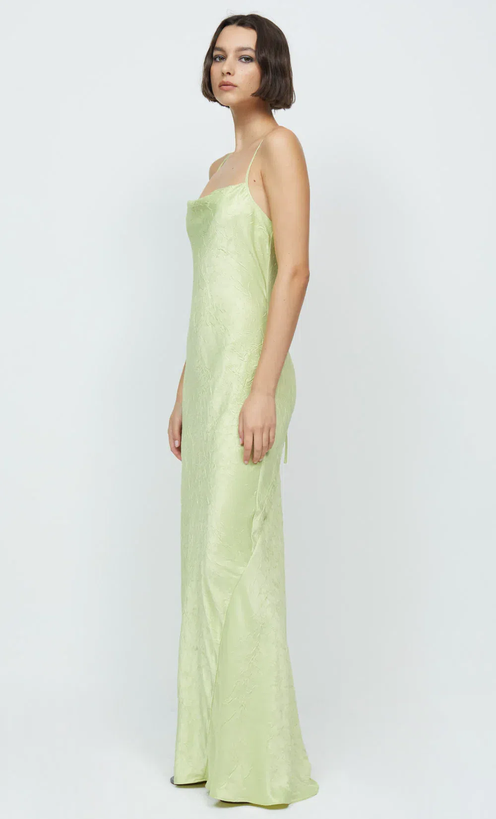 bec and bridge lime green dress Green Floral Asymmetric Mini Dress main image 1