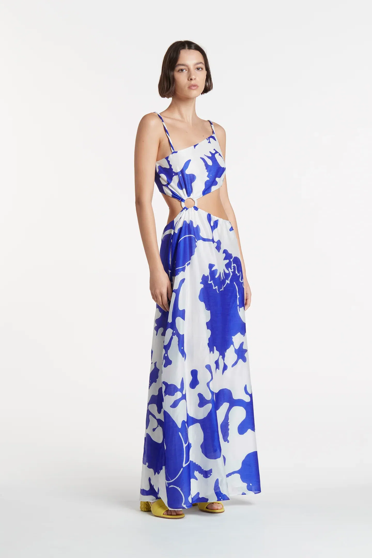 Sir the Label Vivi Asymmetrical Cut Out Dress Print Size 1 / Au 8 | The Volte Sir the Label Vivi Asymmetrical Cut Out Dress Print Size 1 / Au 8 | The Volte