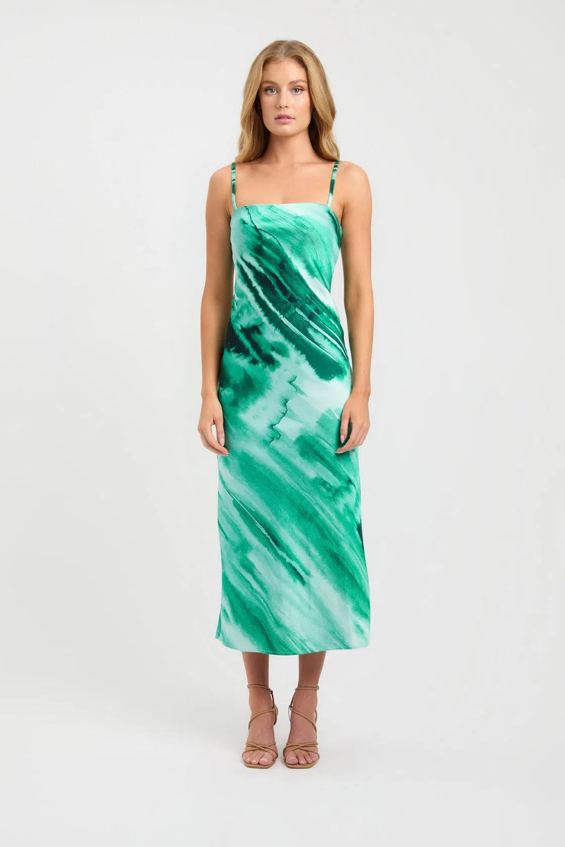 Kookai Gwen Slip Midi Dress Green Size 12 | The Volte Kookai Gwen Slip Midi Dress Green Size 12 | The Volte
