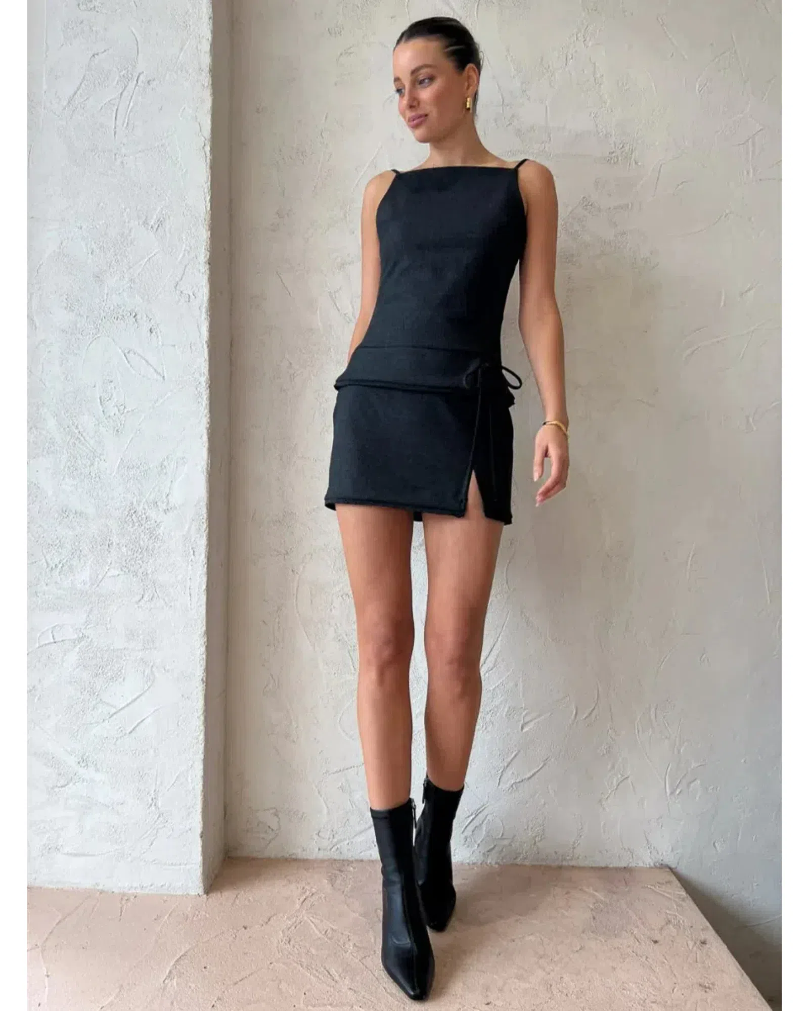 Aje Monica Chain Link Mini Dress Black Size 8 / S | The Volte