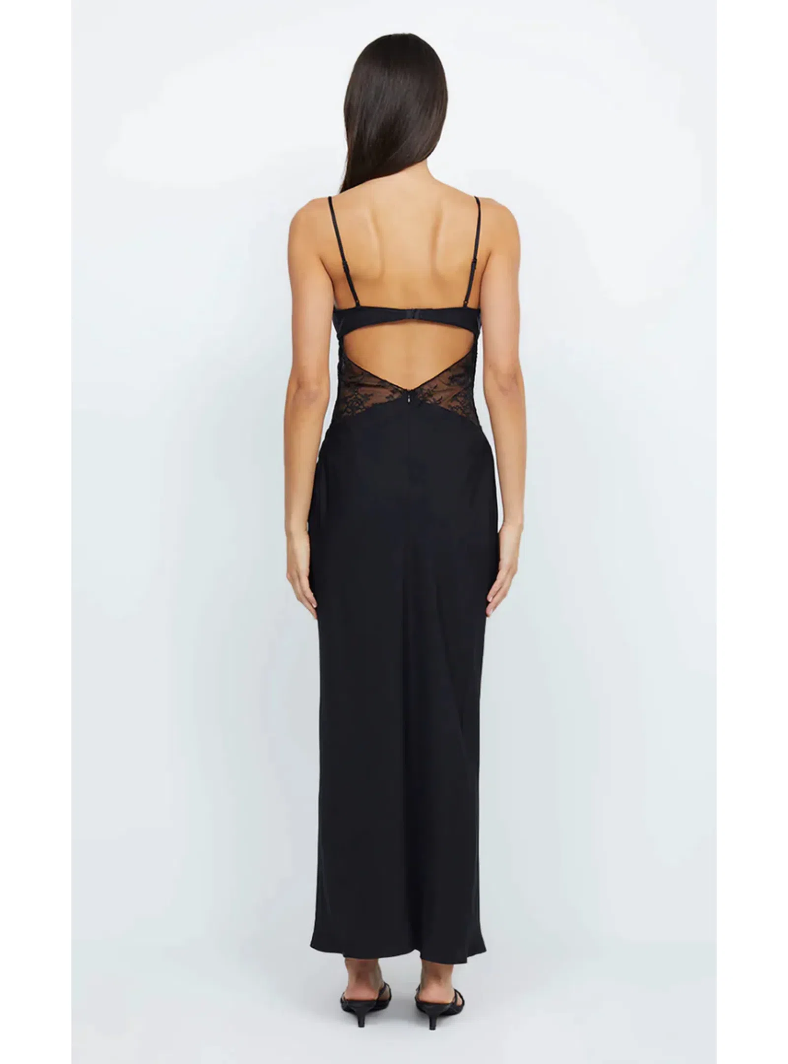 Benni Gabriel Maxi Dress Black Size 6 | The Volte