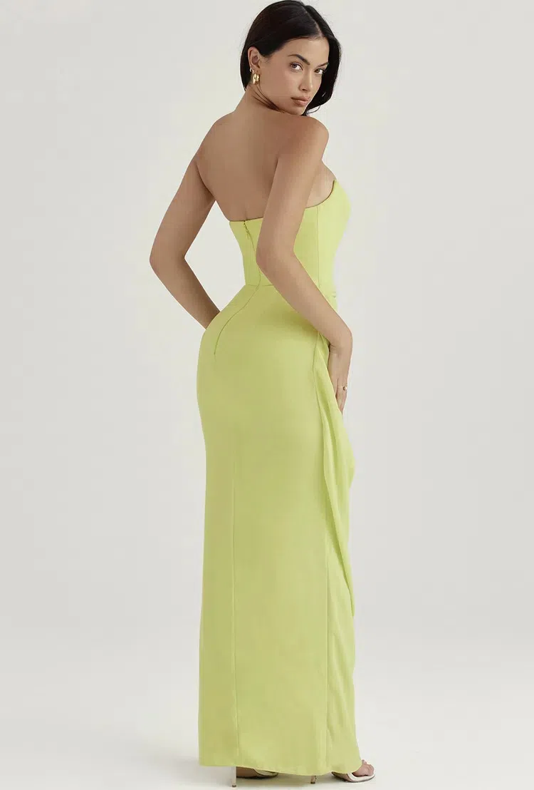 house of cb adrienne dress green House Of CB Adrienne – Hire For A Night main image 0