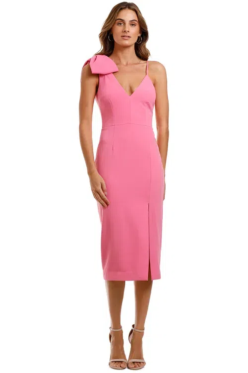Dyspnea Gold Digger mini slip dress - baby spice pink | The Volte