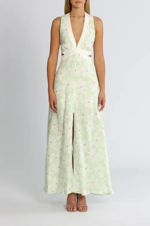 green emerald velvet dress Lucie Midi Dress in Sea Green