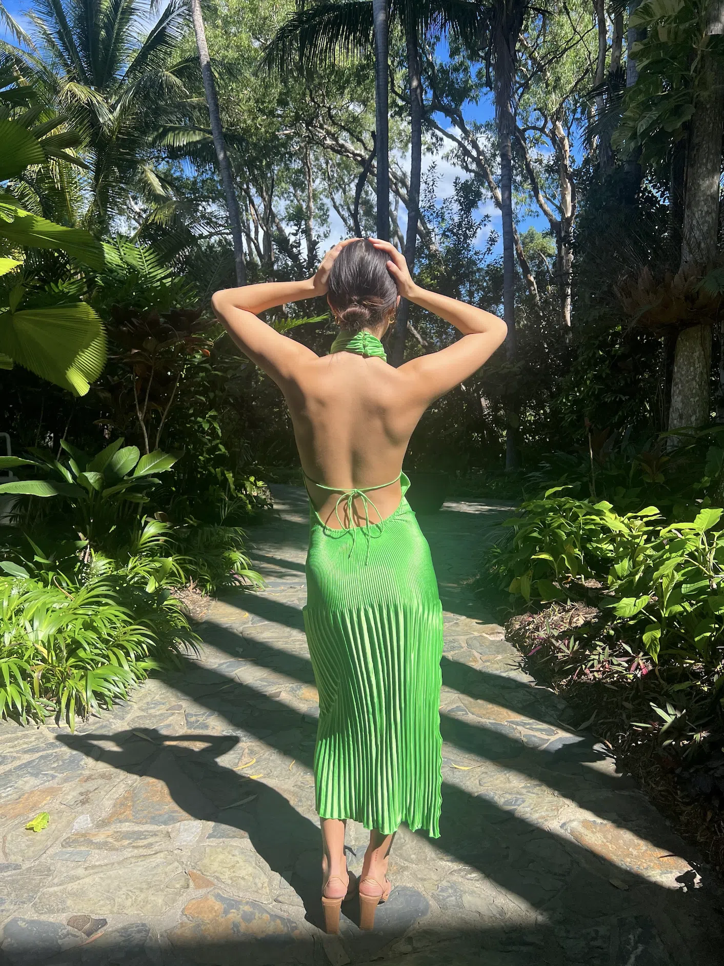 green emerald velvet dress Agnes Long Dress Green main image 0