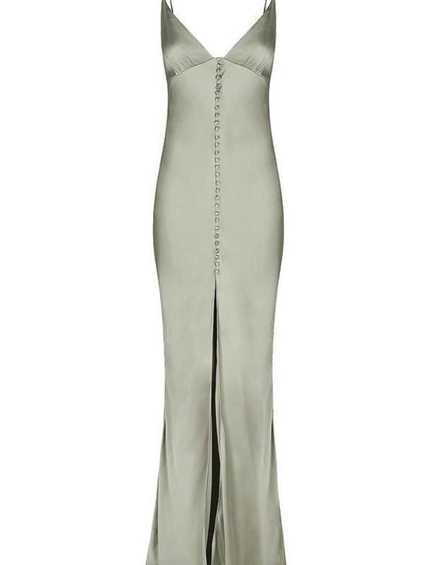 jasmine jade draped strapless corset dress House of cb Jasmine oyster draped strapless corset dress Size XS and S RRP: $376 Rental Price: $85