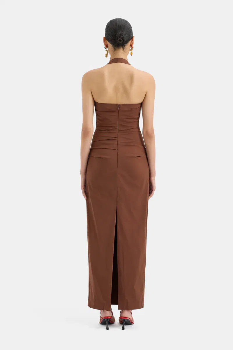 Bec & Bridge Jones Strapless Maxi Dress Cocoa Size 6 | The Volte