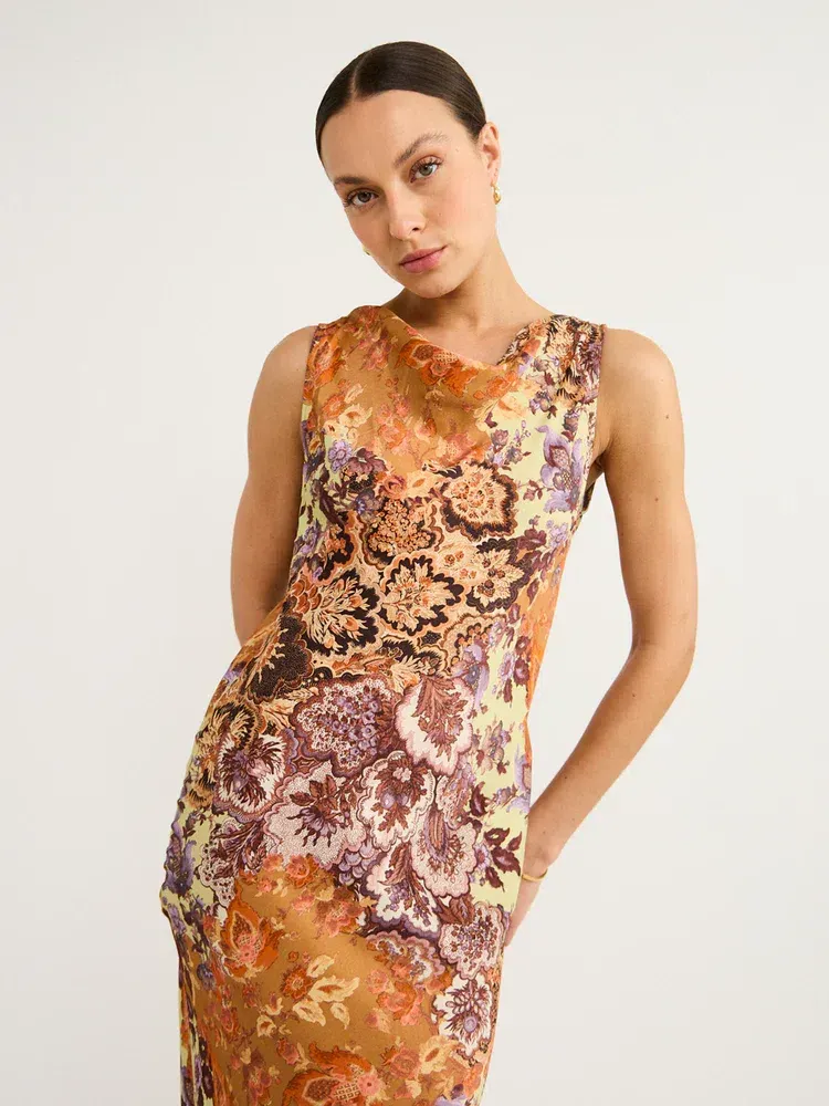 Hansen & Gretel Ivy Crochet Dress - Sandstone