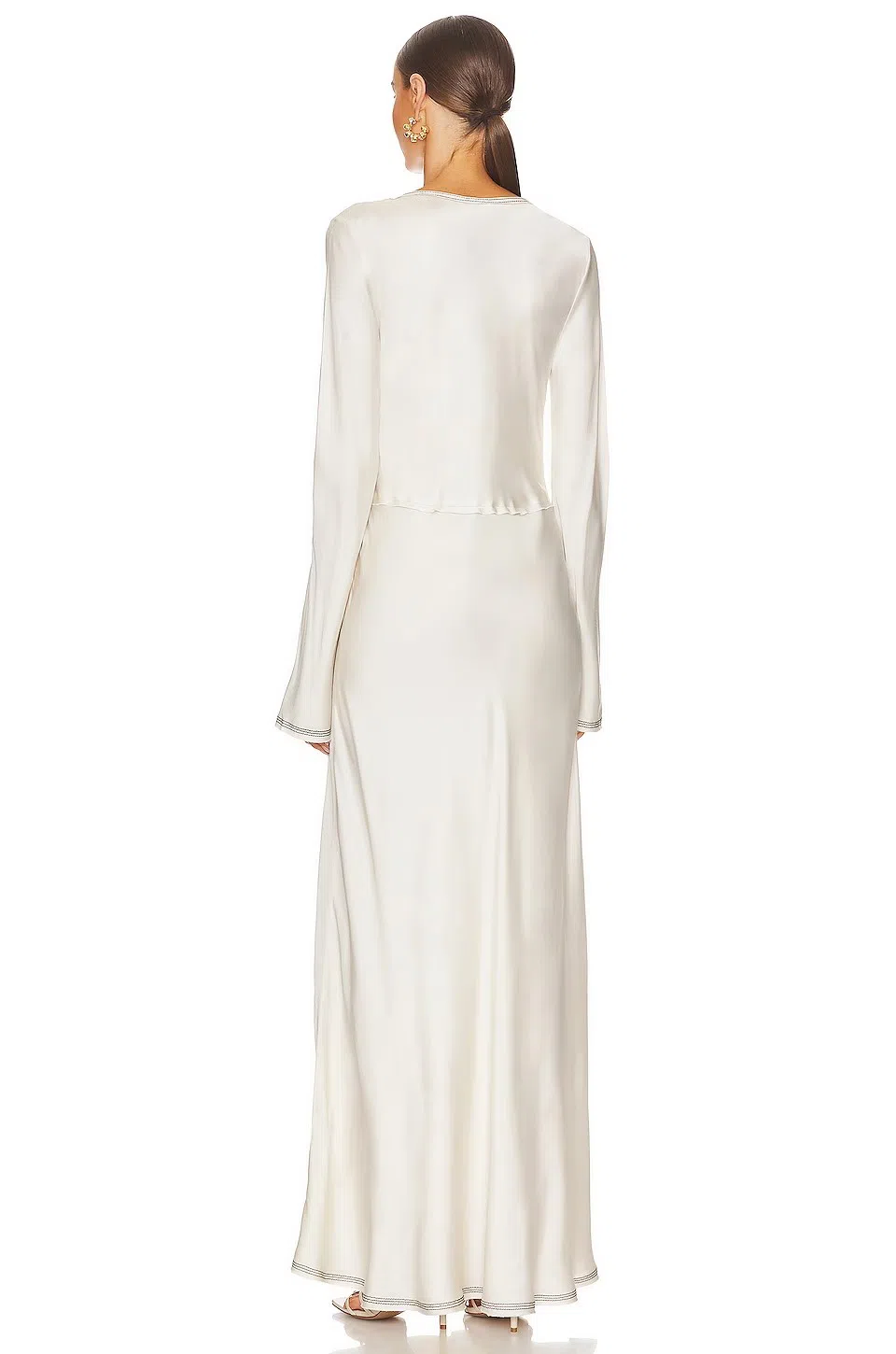 chinese dress ladies Same Long Sleeve Cut Out Maxi Dress main image 0