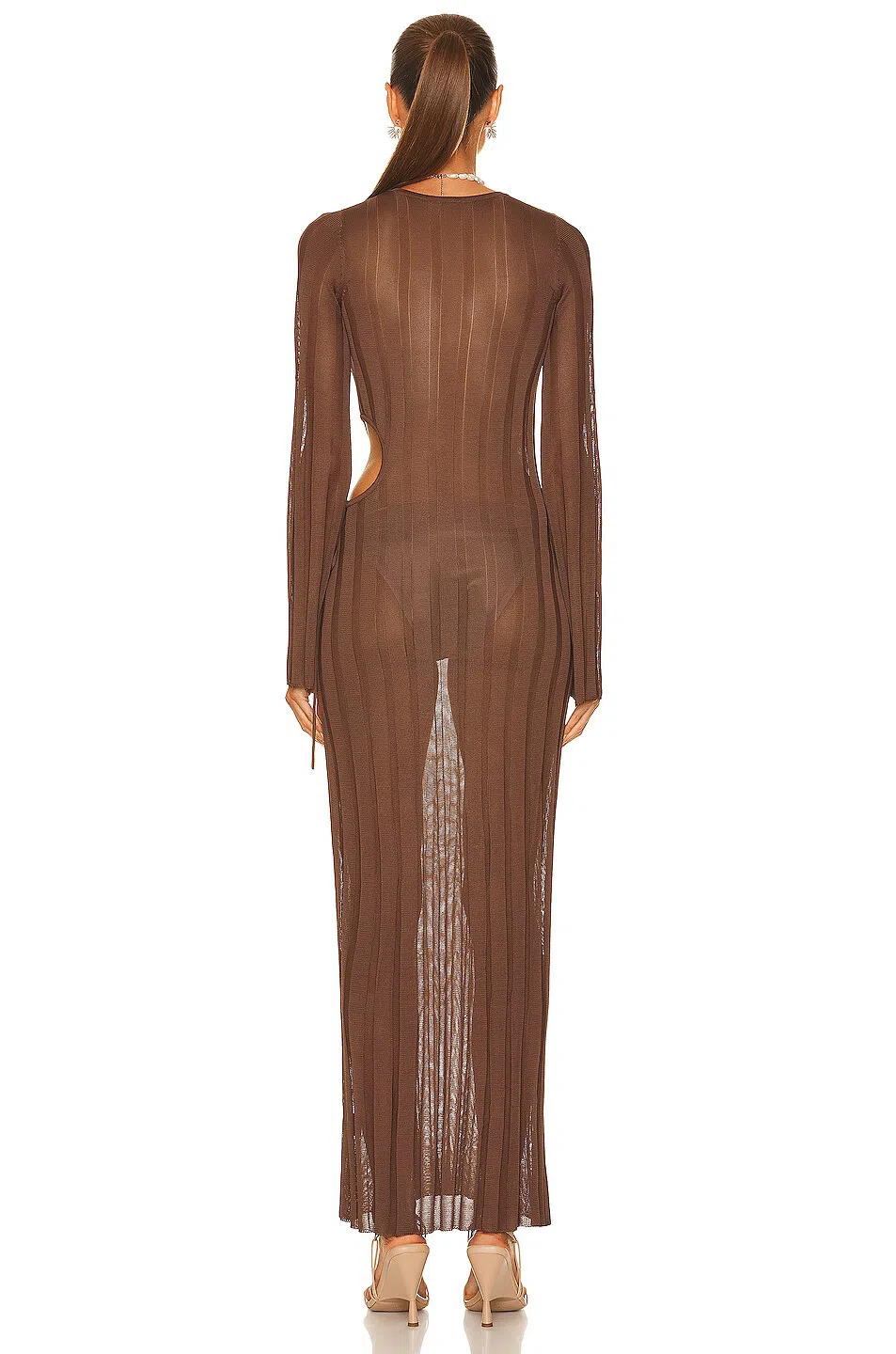 knee length dresses for ladies Tidal Corset Midi Dress