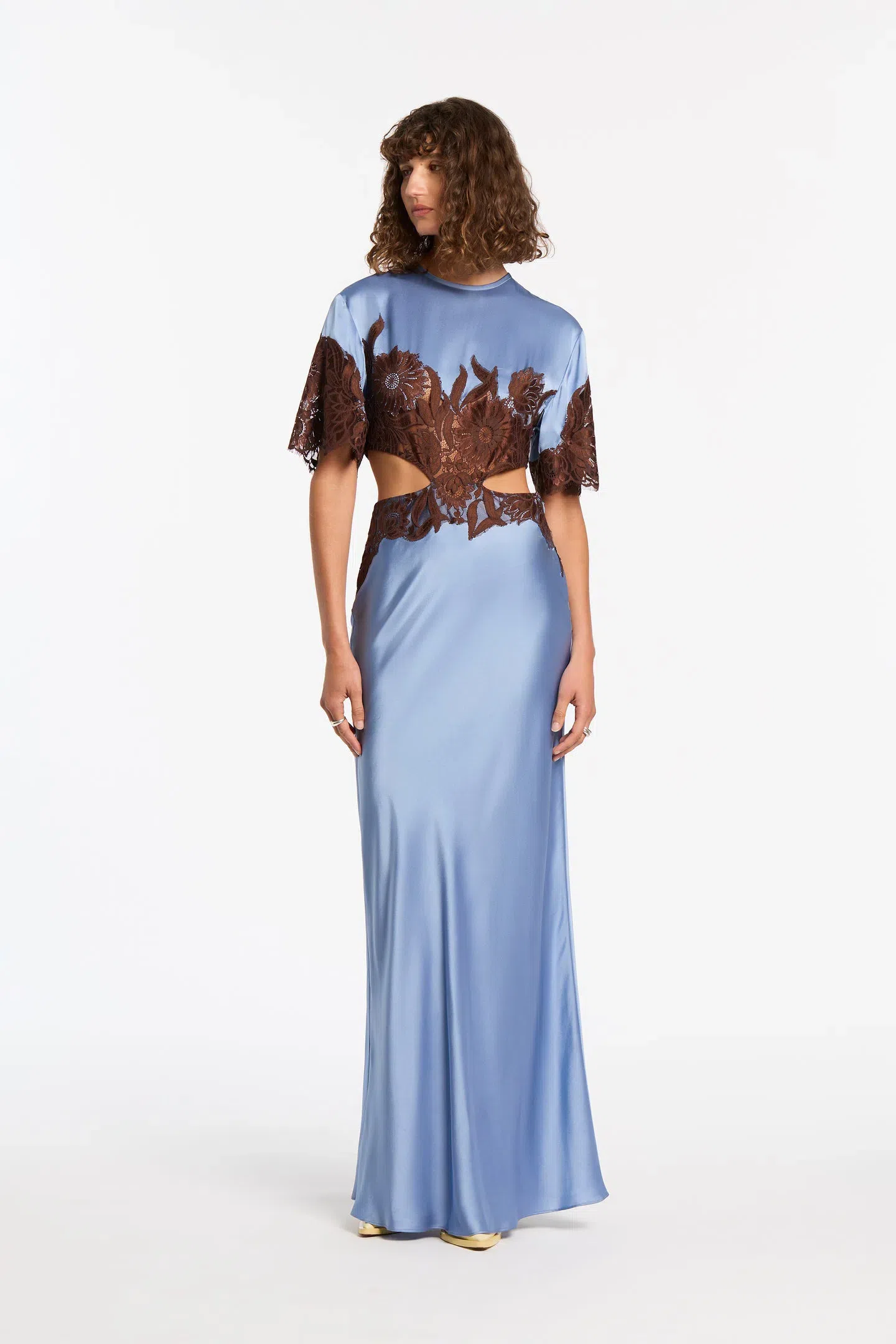 sir blue dress SIR the Label Caris Blue Gown