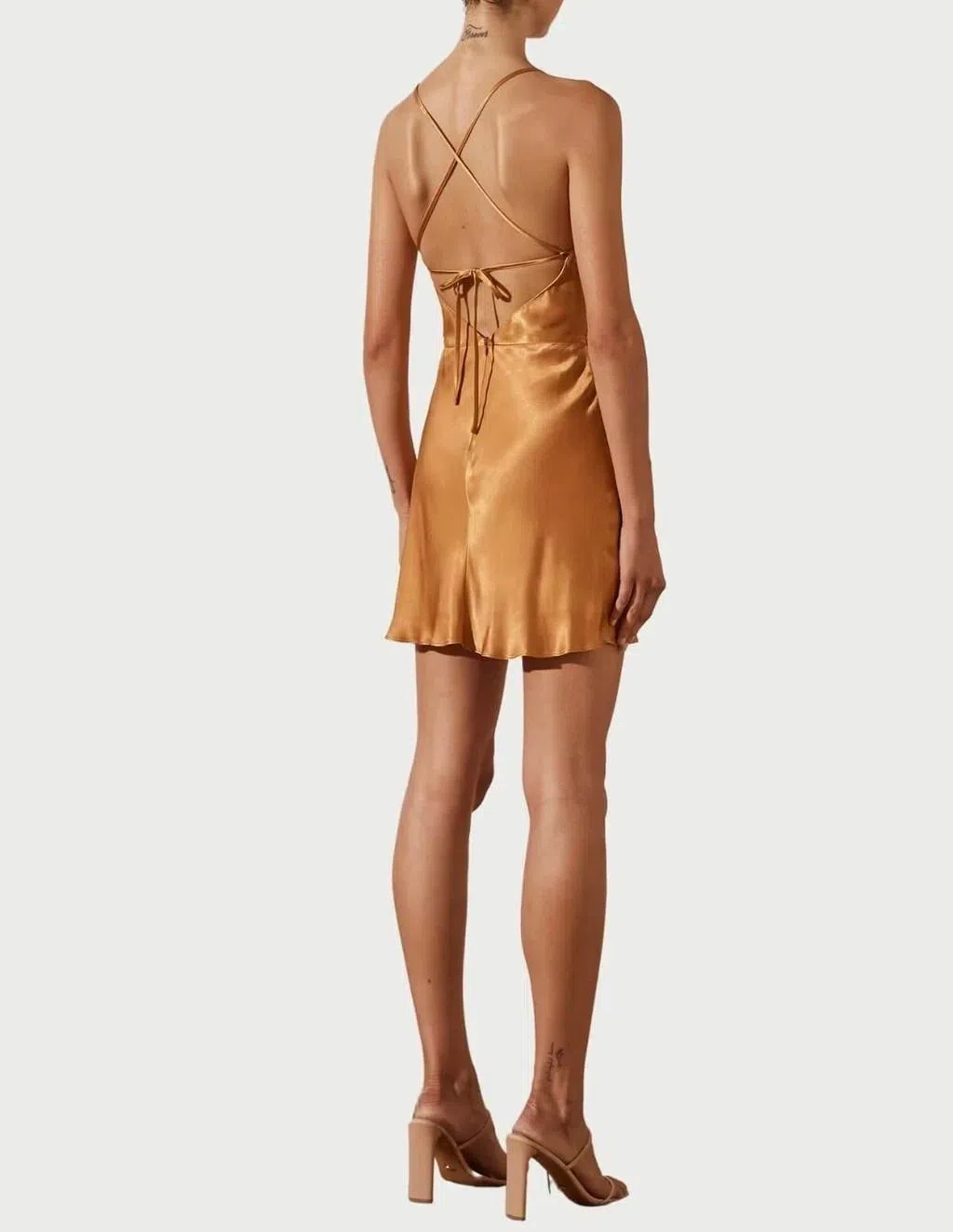 Alice Mccall Don't Be Shy Mini Dress Champagne Size AU 6 | The Volte