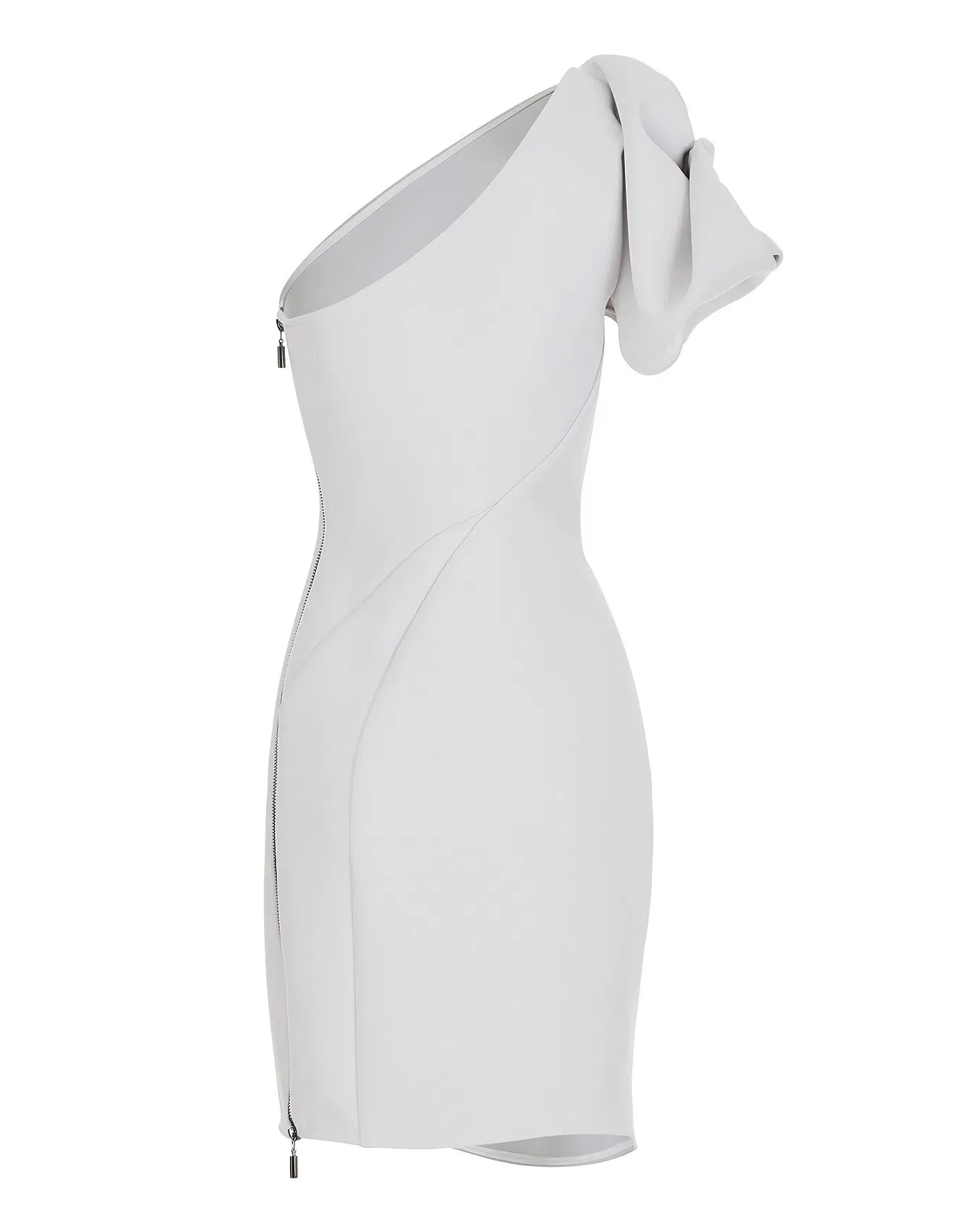 blue dress for baby girl Asymmetrical Twist Peplum Boucle Dress Black – Roland Mouret