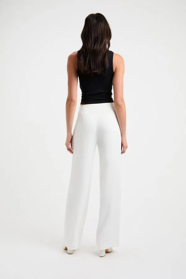 Kookai Oyster Low Rise Pant White Size 34 AU The Volte