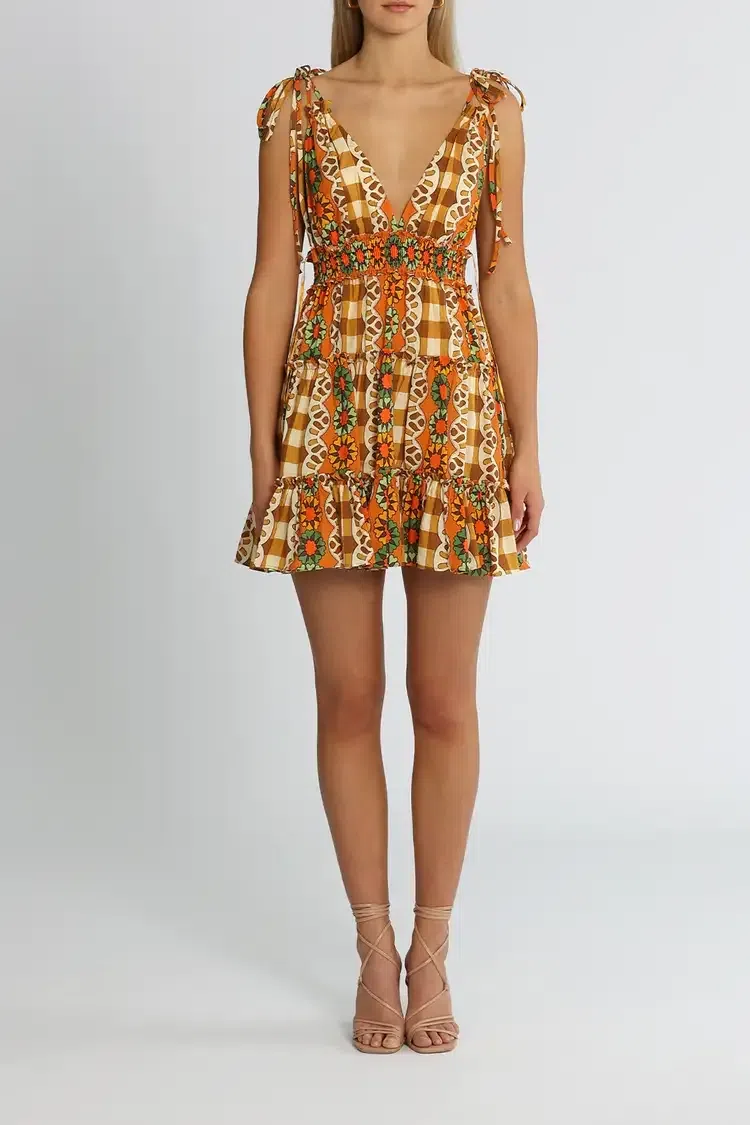 Shona Joy Lana Ruched Halter Midi Dress in Cocoa Size 14 | The Volte Shona Joy Lana Ruched Halter Midi Dress in Cocoa Size 14 | The Volte