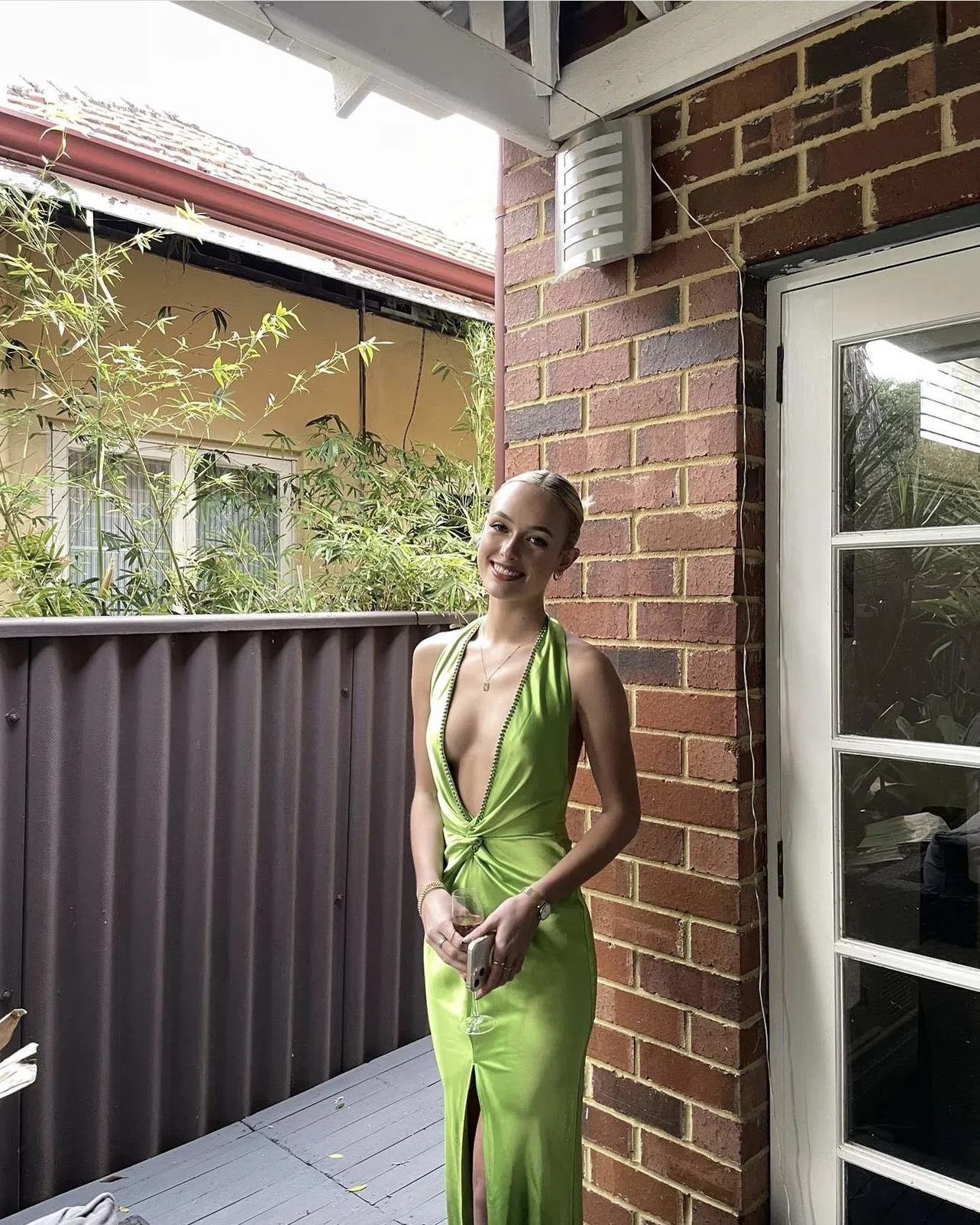 green dresses revolve OW Collection | Rhea Maxi Dress