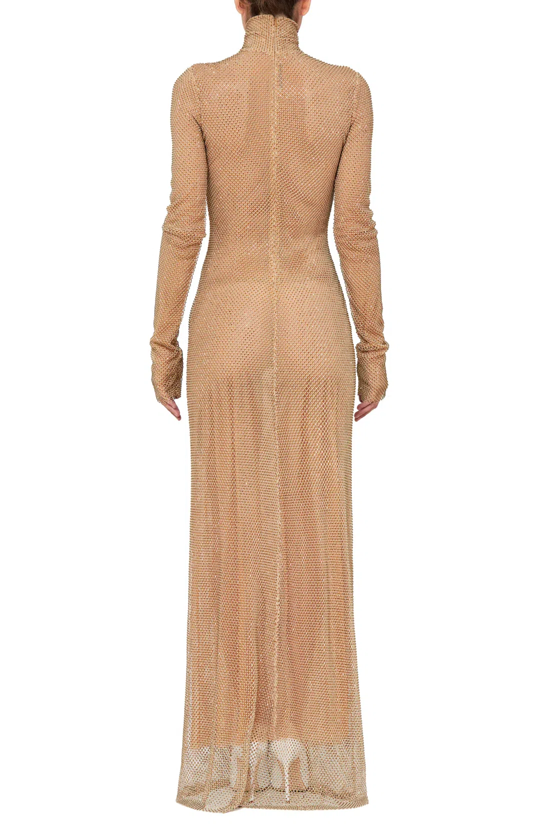 slim fit dress slacks La Quan Smith Gold Hand Draped Geometric Set main image 0