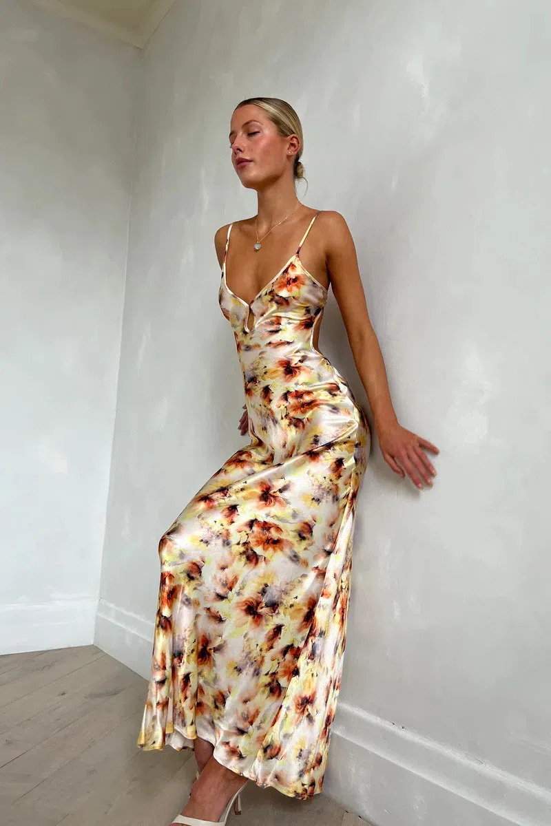 Bec & Bridge Cedar City Maxi Dress Sunset Yellow Size Au 6 | The Volte