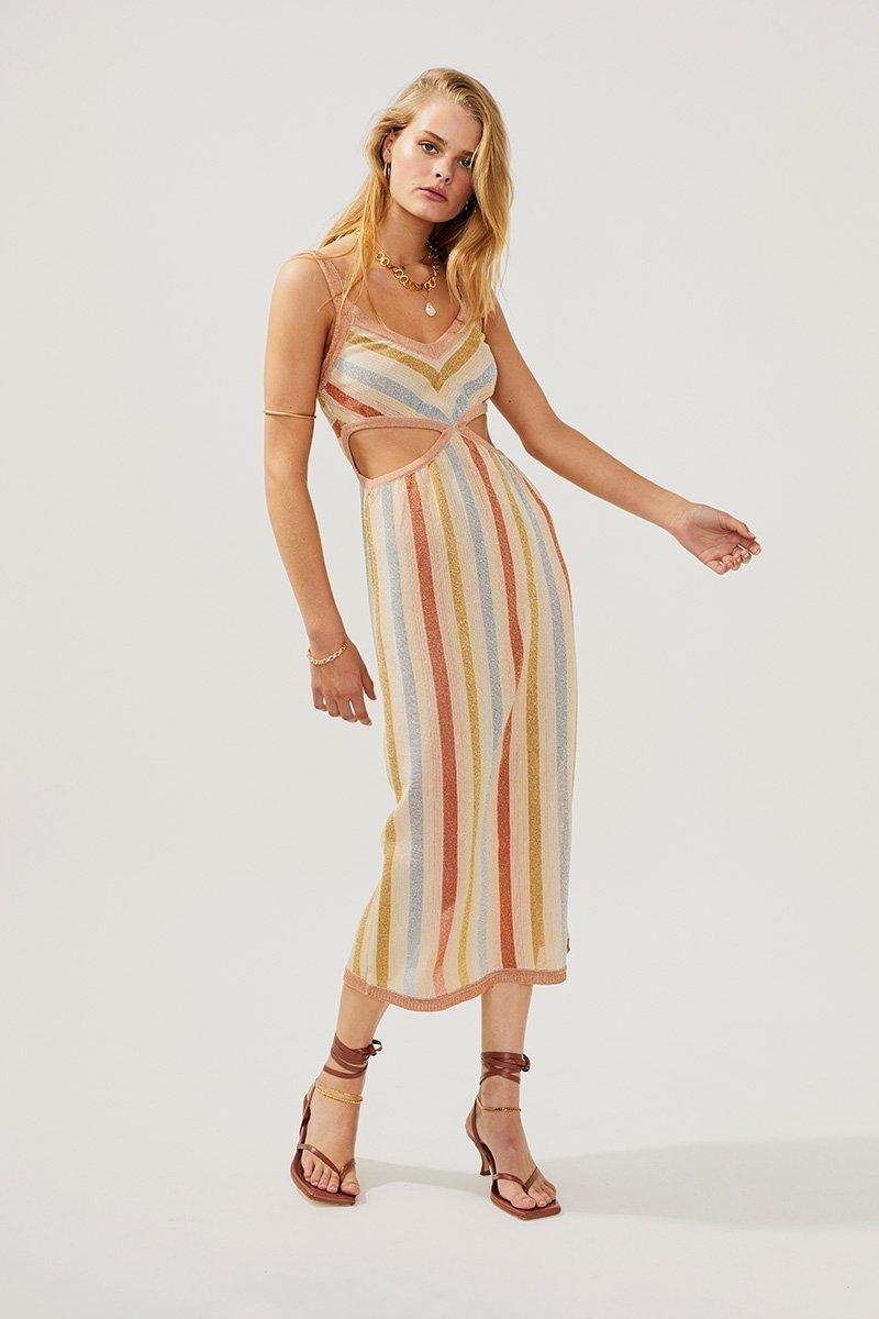 bec + bridge aurelia asymmetrical dress Aurelia Maxi Skirt in Cloud Blue main image 0