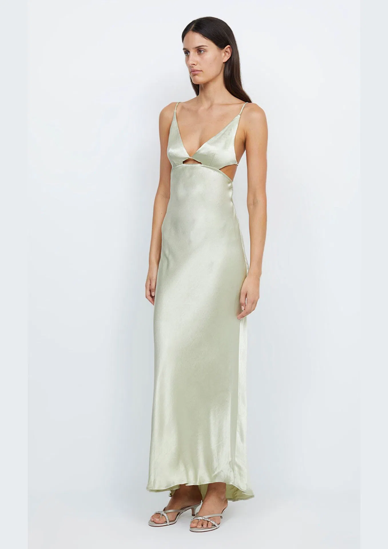 green emerald velvet dress Bec & Bridge Edie Split Maxi Dress in Teal – WMIYHire