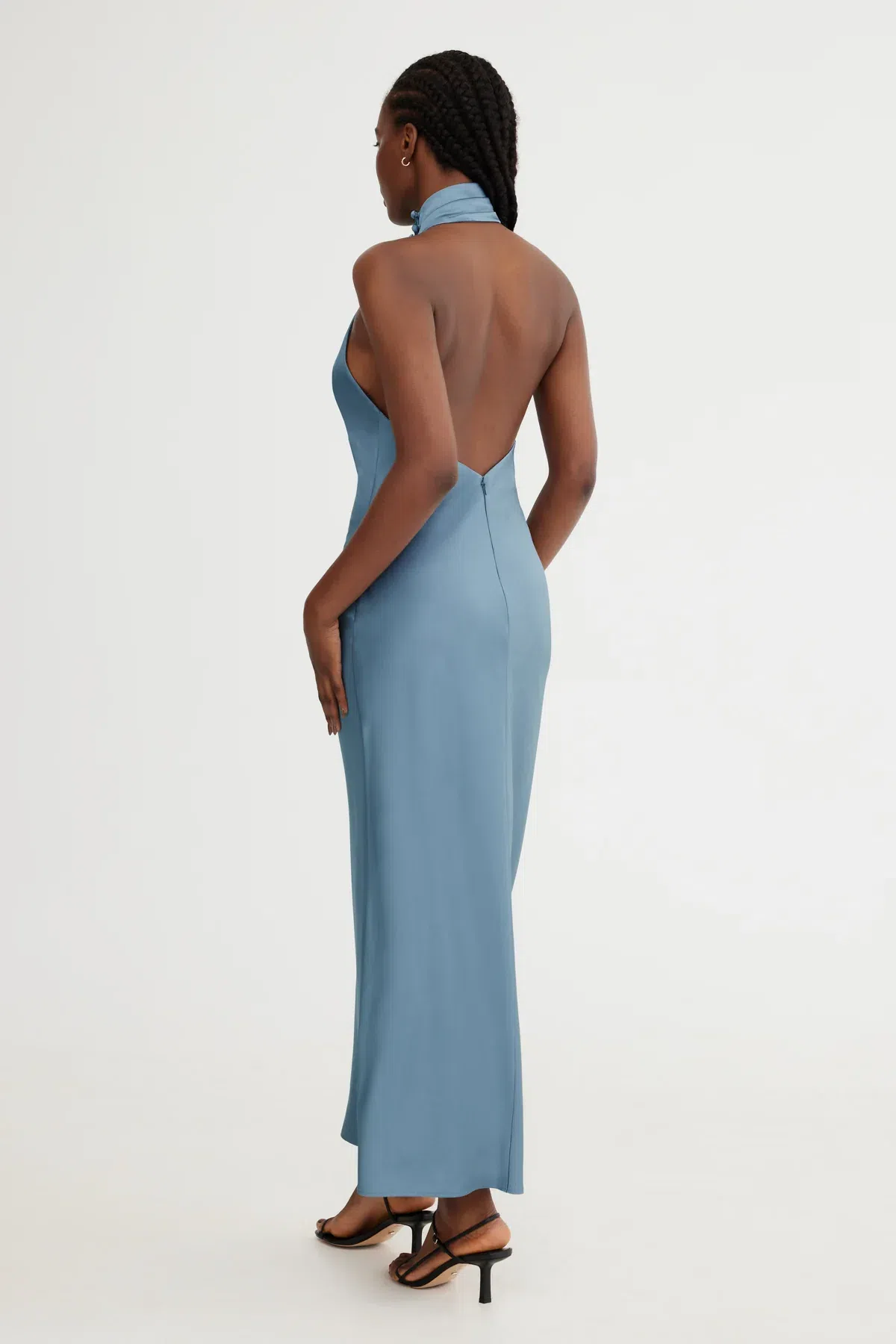 Significant Other Darcy Backless Dress in Petrol Size 10 | The Volte