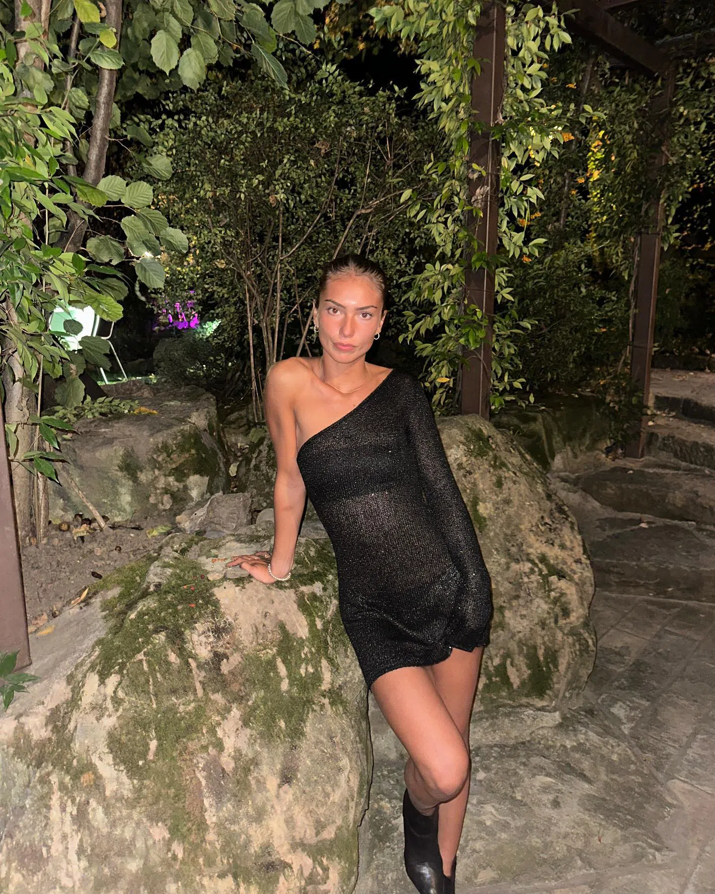 Asta Resort Maya Dress Black Sequin Size 6 | The Volte