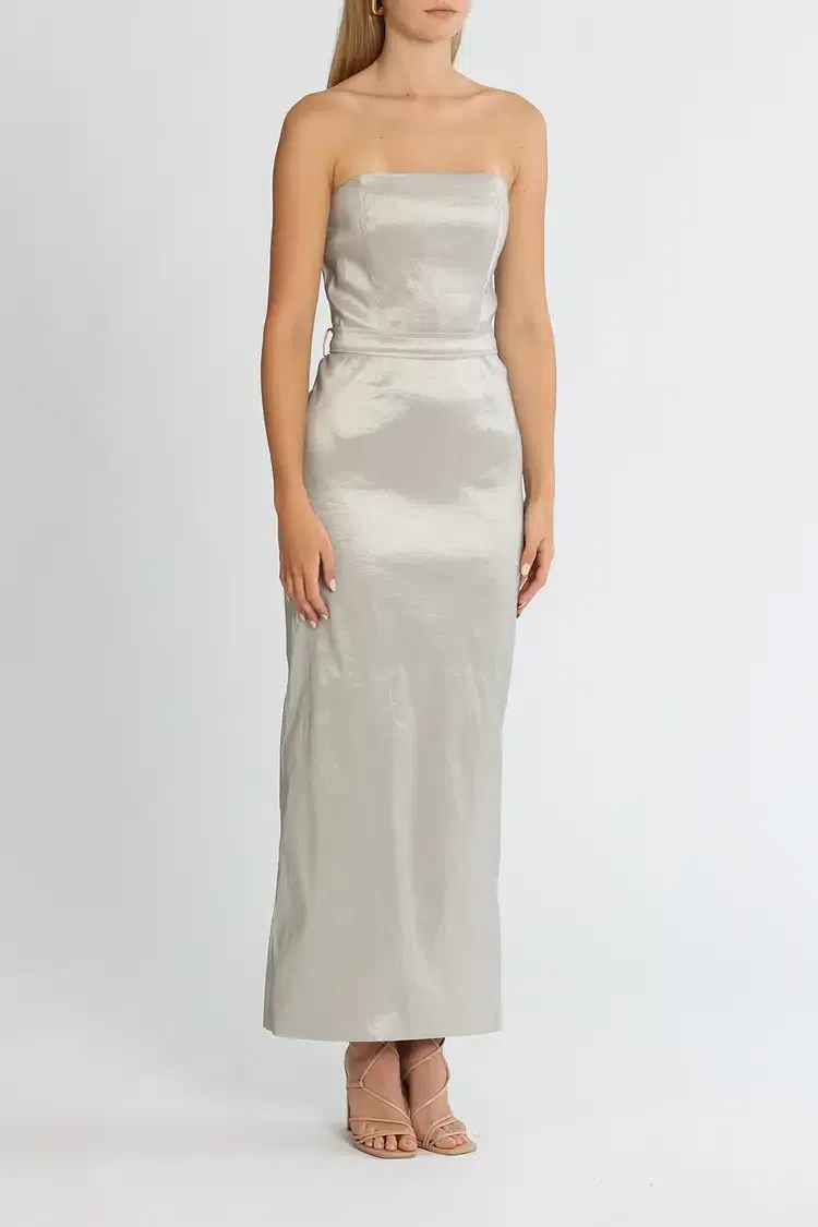 chinese dress ladies Melisandre High Neck Maxi Dress