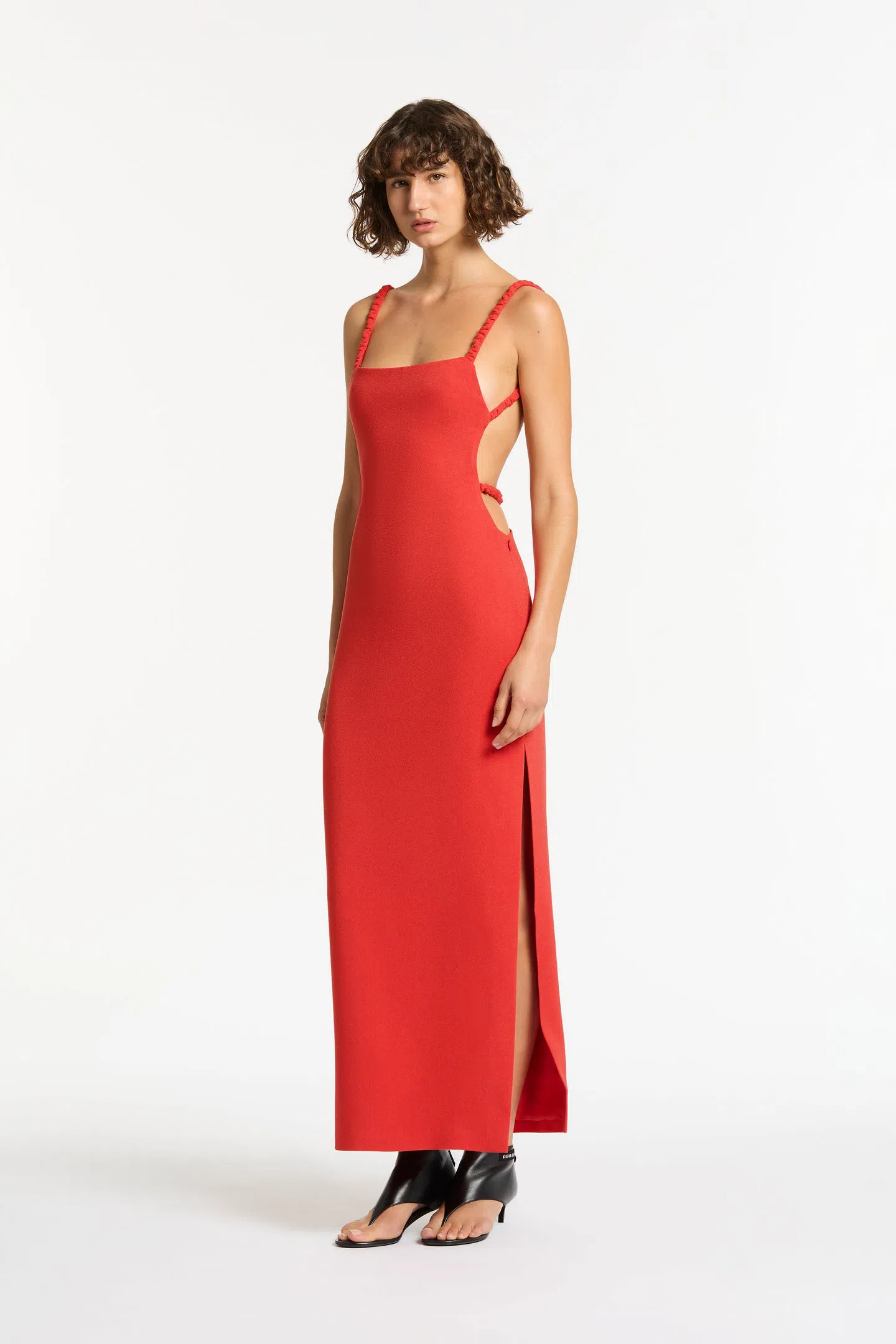 knee length dresses for ladies Acler Women's Brayswick Midi Dress – Saint Bernard main image 0